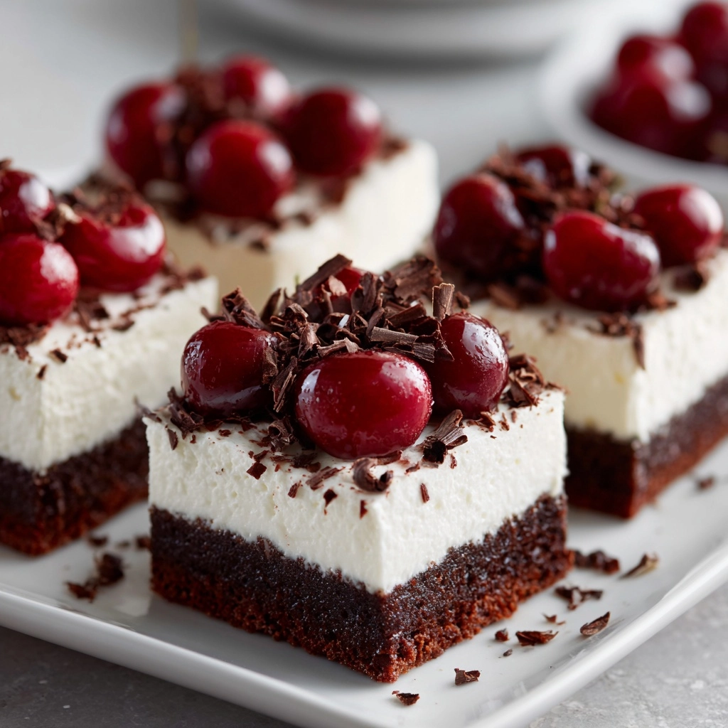 No-Bake Black Forest Slice Recipe