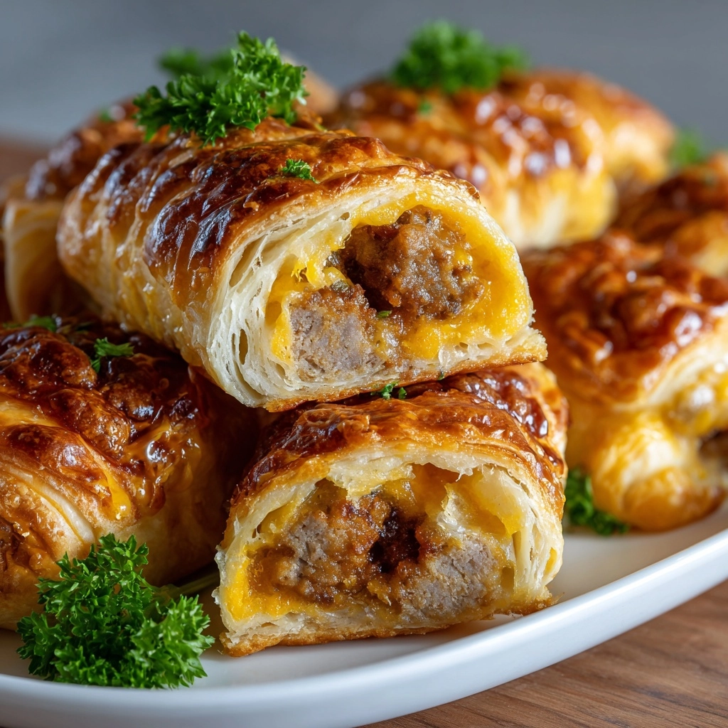 itle: Breakfast Sausage Crescent Rolls Recipe - Recipe Image