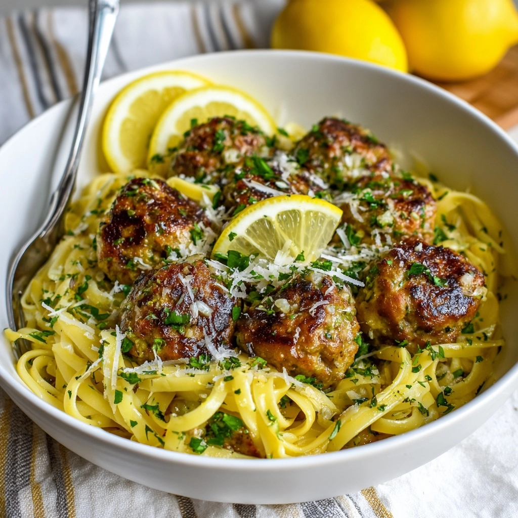 Chicken Piccata Meatballs Recipe - Recipe Image