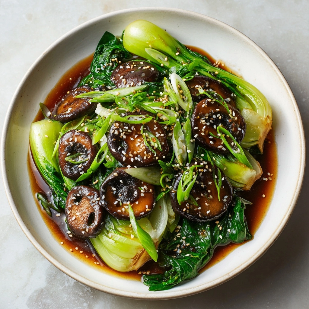 Bok Choy and Mushroom Stir Fry Recipe - Recipe Image