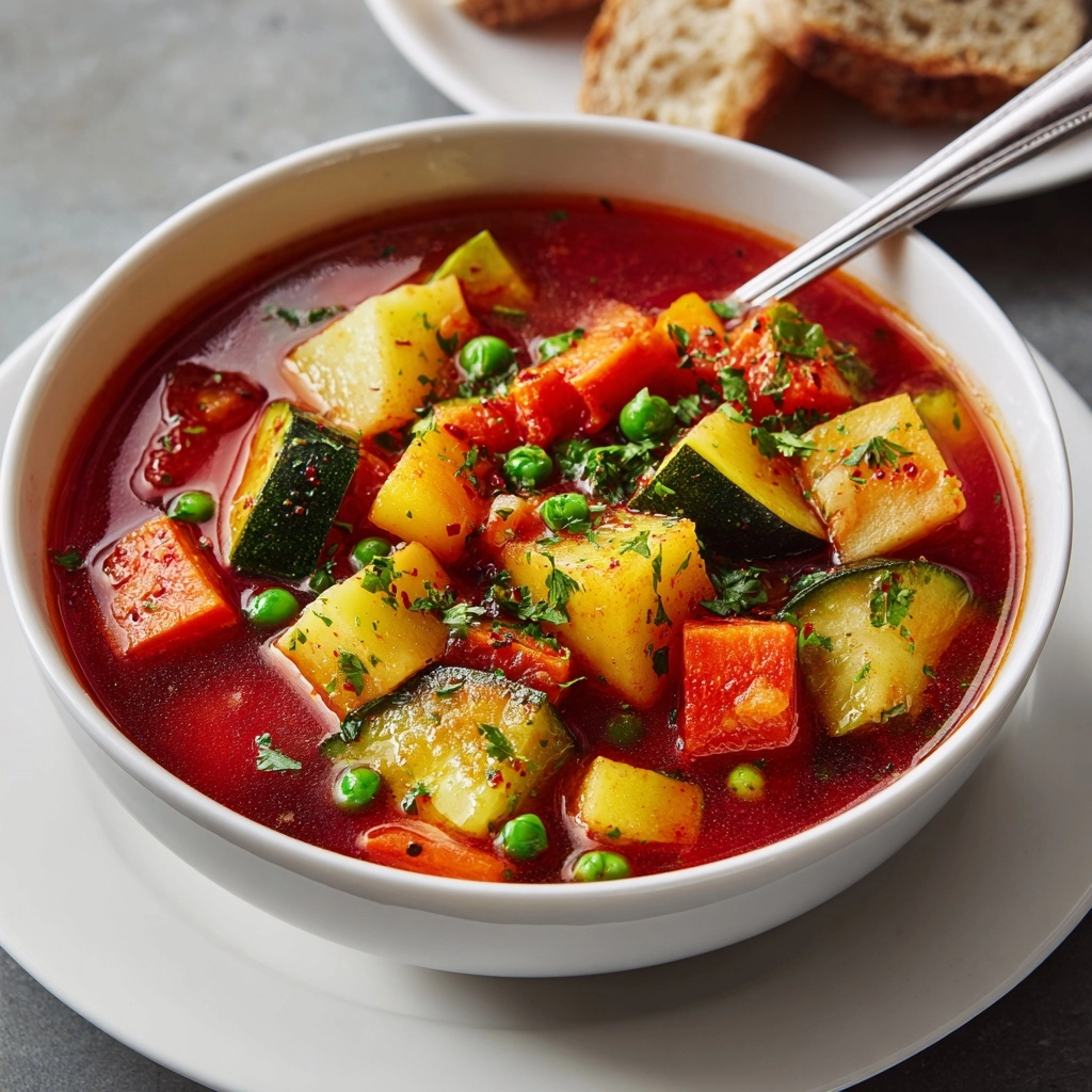 Easy Vegetable Soup Recipe for a Healthy Meal Recipe - Recipe Image