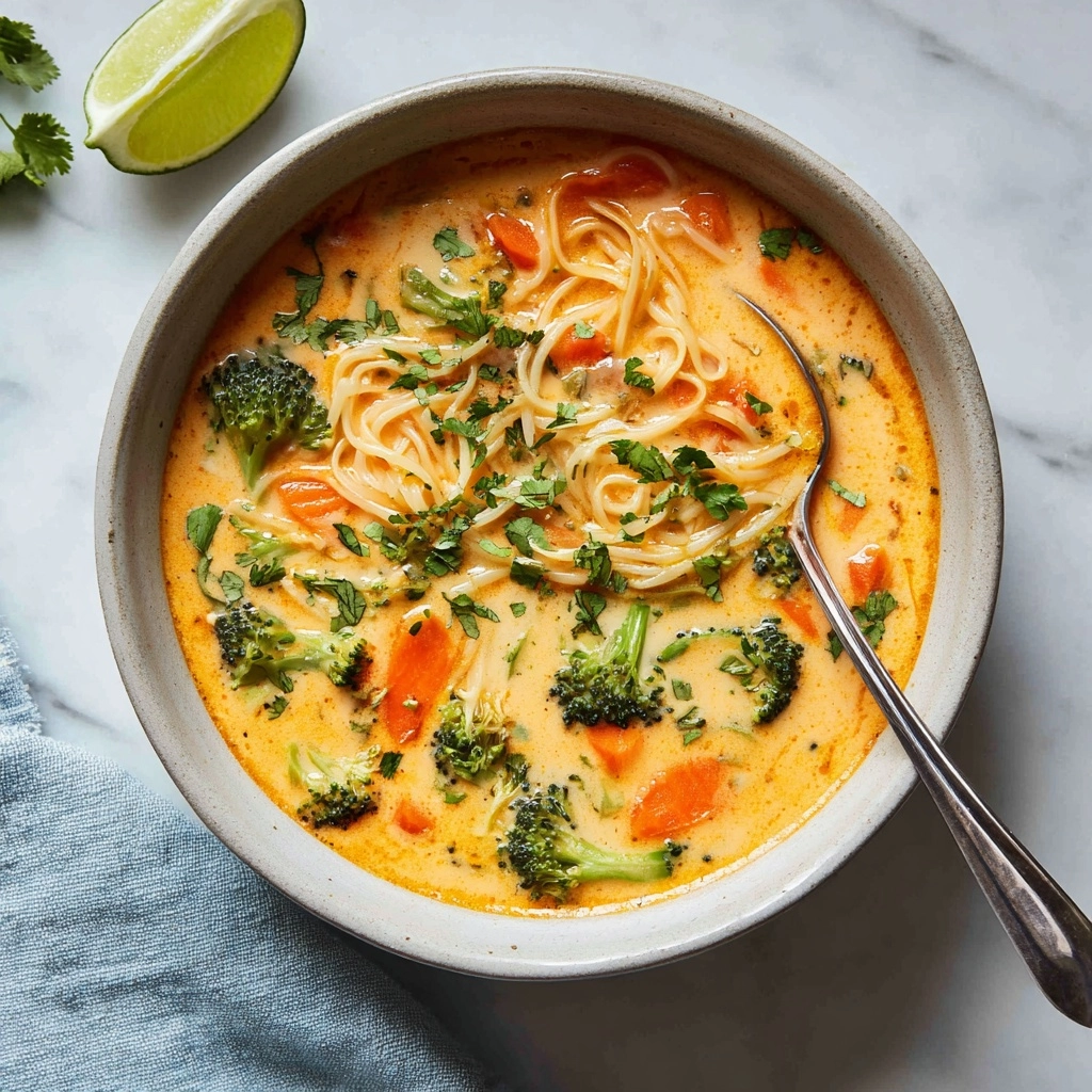 Thai Coconut Curry Soup Recipe - Recipe Image