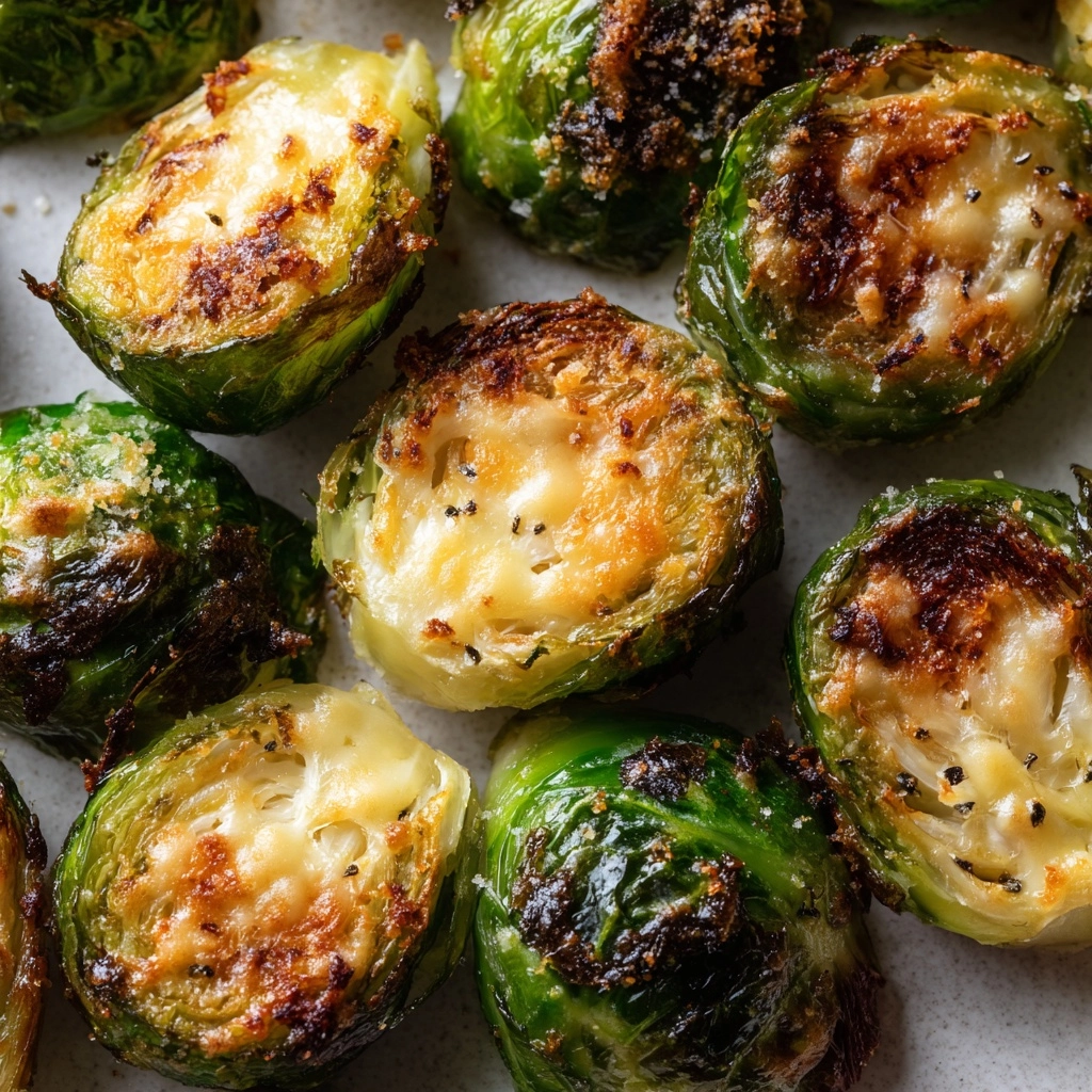 Garlic Parmesan Roasted Brussels Sprouts Recipe