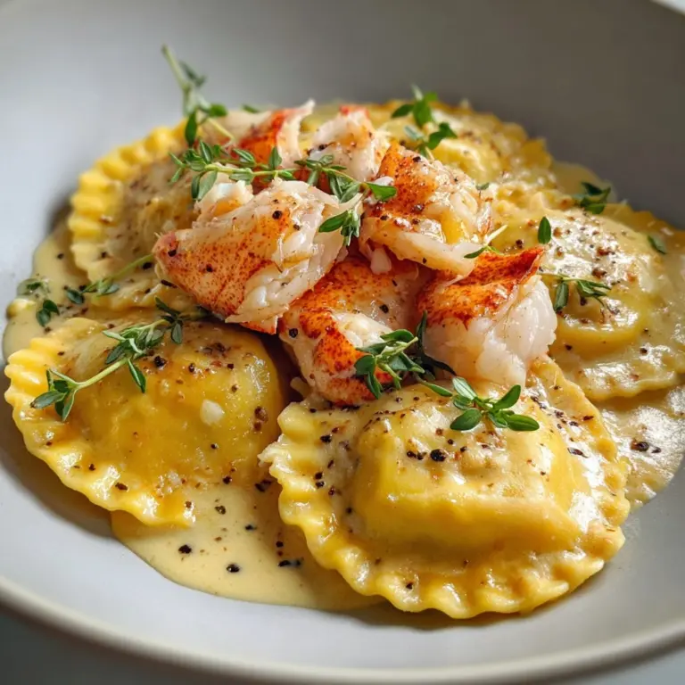 Lobster Ravioli Sauce Recipe
