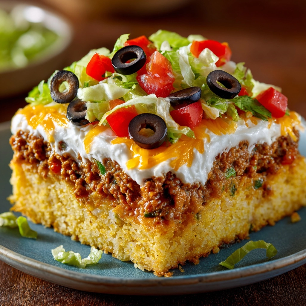 Cornbread Taco Bake Recipe