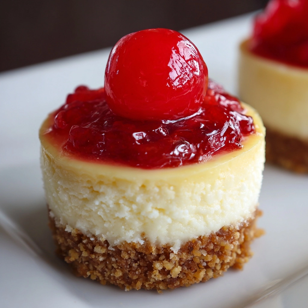Mini Cheesecakes with Vanilla Wafer Crust Recipe - Recipe Image
