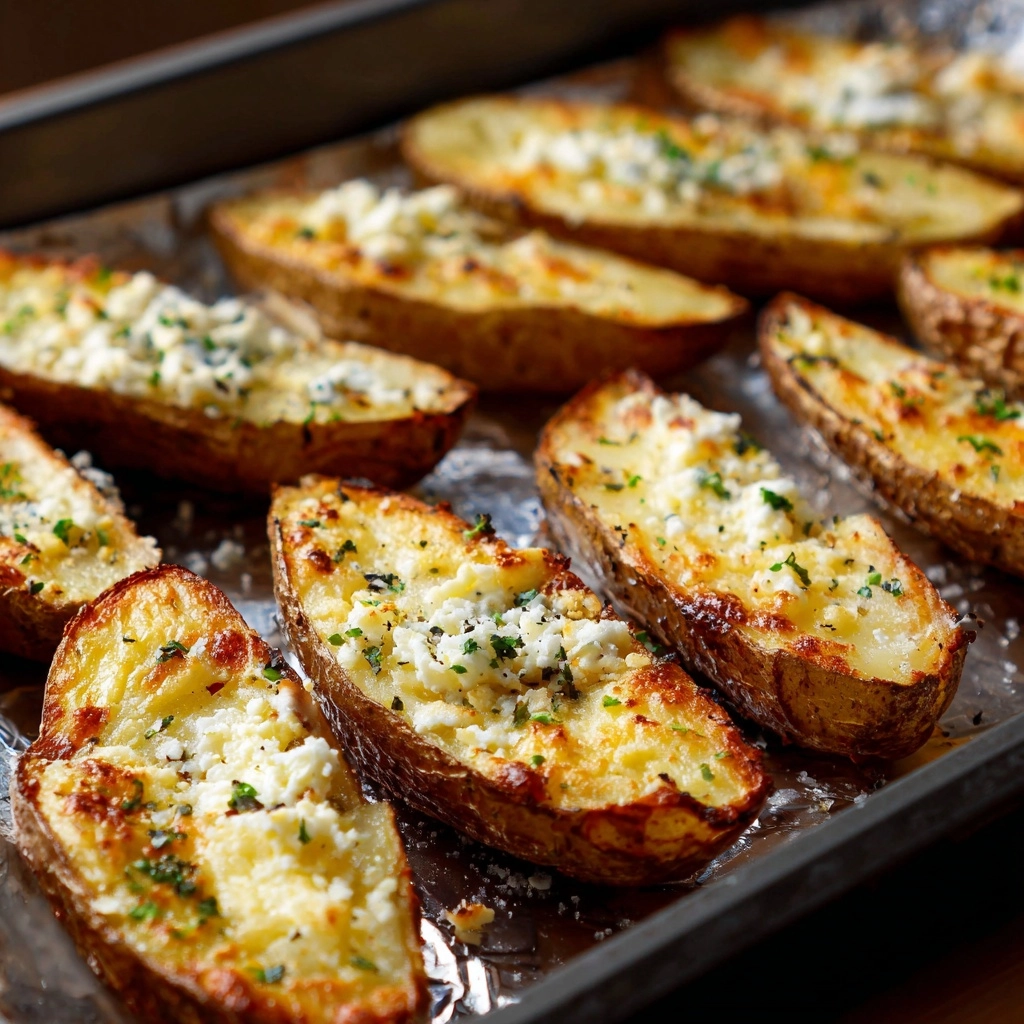 Parmesan Baked Potato Wedges Recipe - Recipe Image