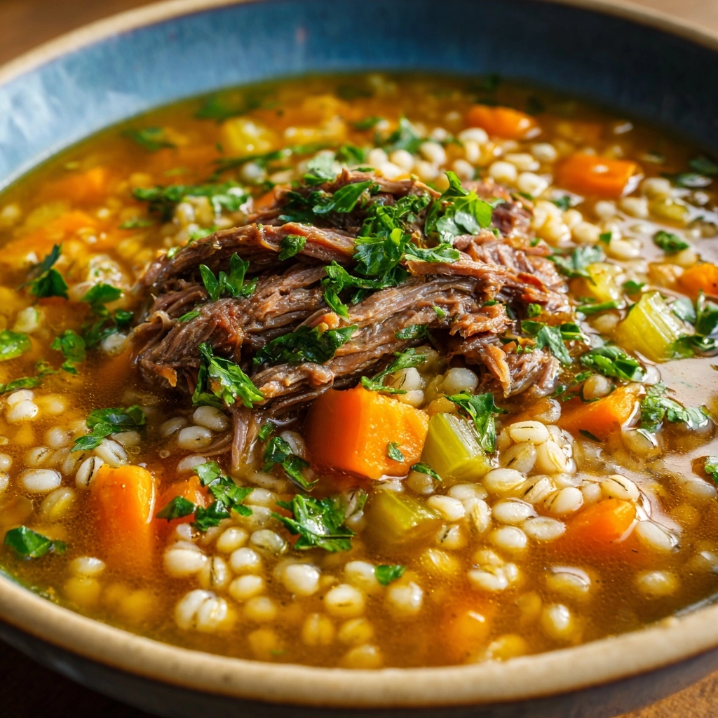 Hearty Beef and Barley Soup Recipe - Recipe Image