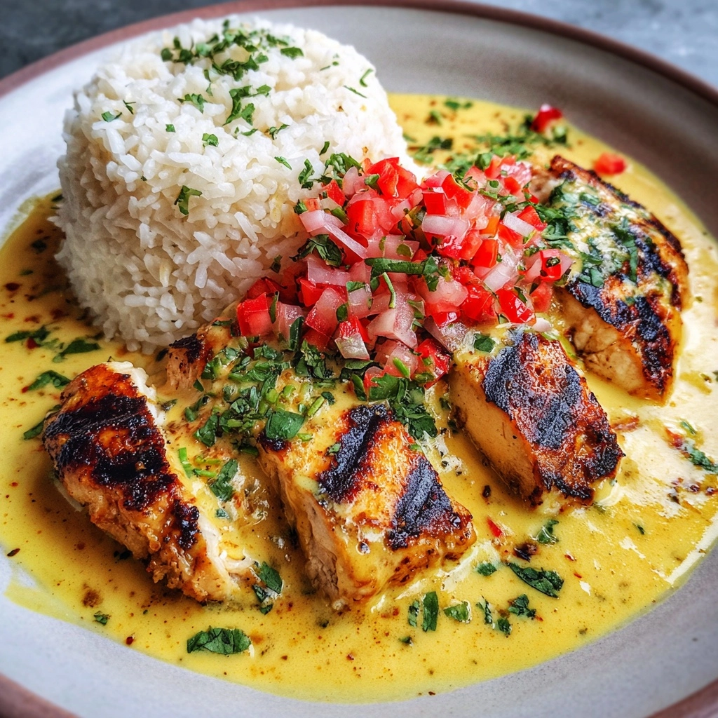 Creamy Peri-Peri Chicken with Rice Recipe