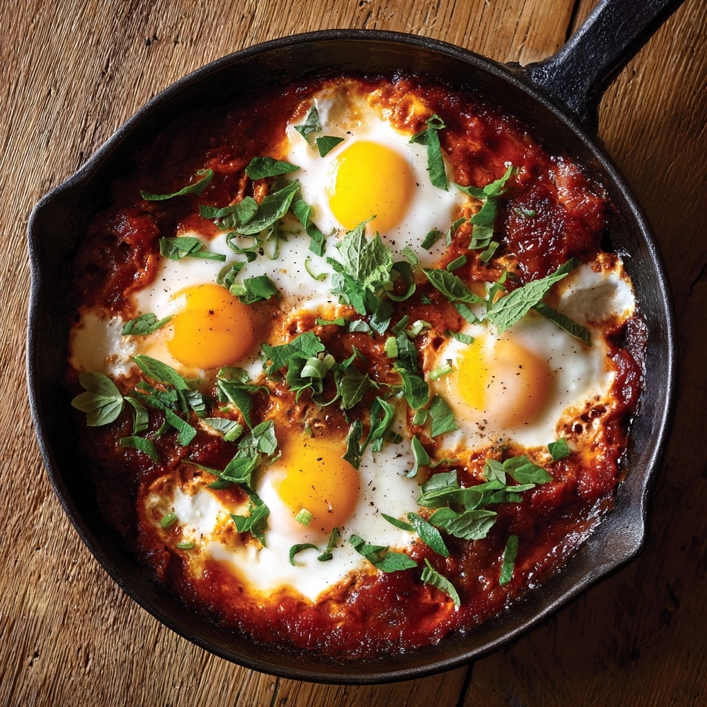 Pumpkin Shakshuka (Baked Eggs in Tomato Stew) Recipe - Recipe Image