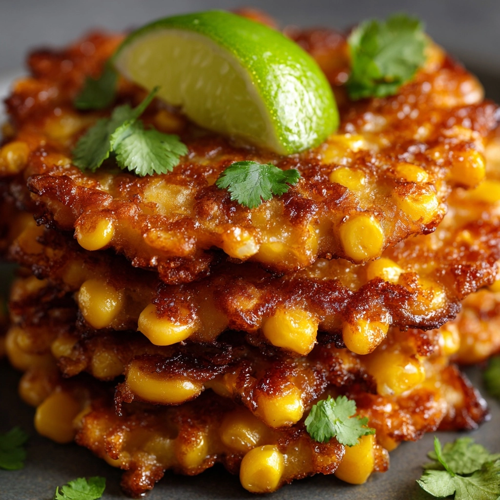 Mexican Street Corn Fritters Recipe