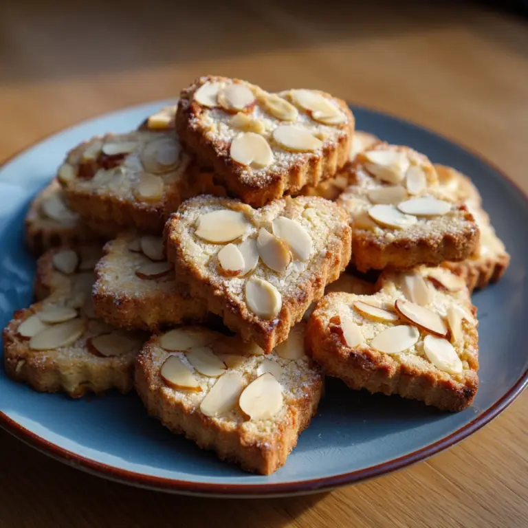 Almond Heart Cookies Recipe