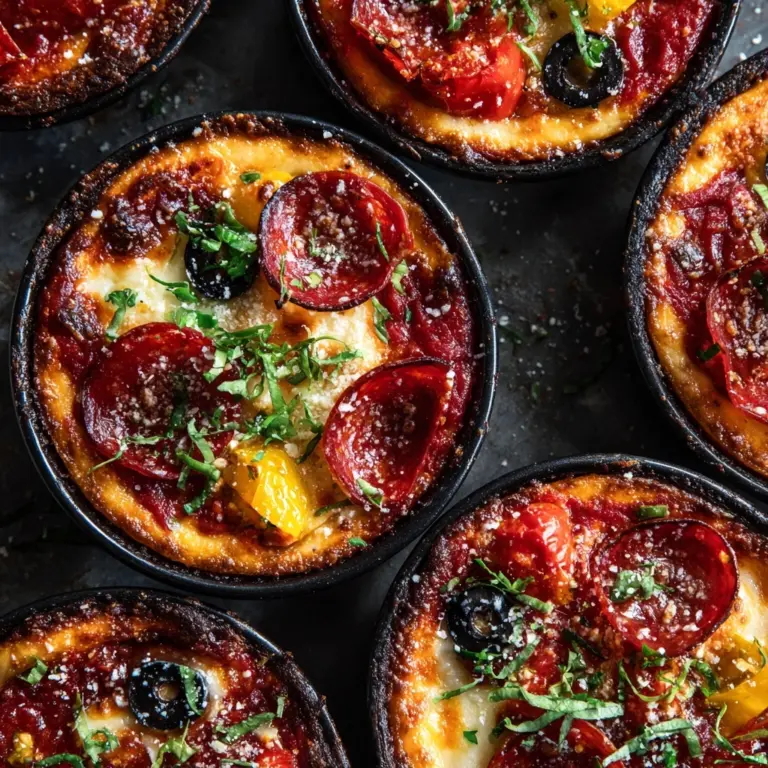 Low Carb Pizza Bowls Recipe