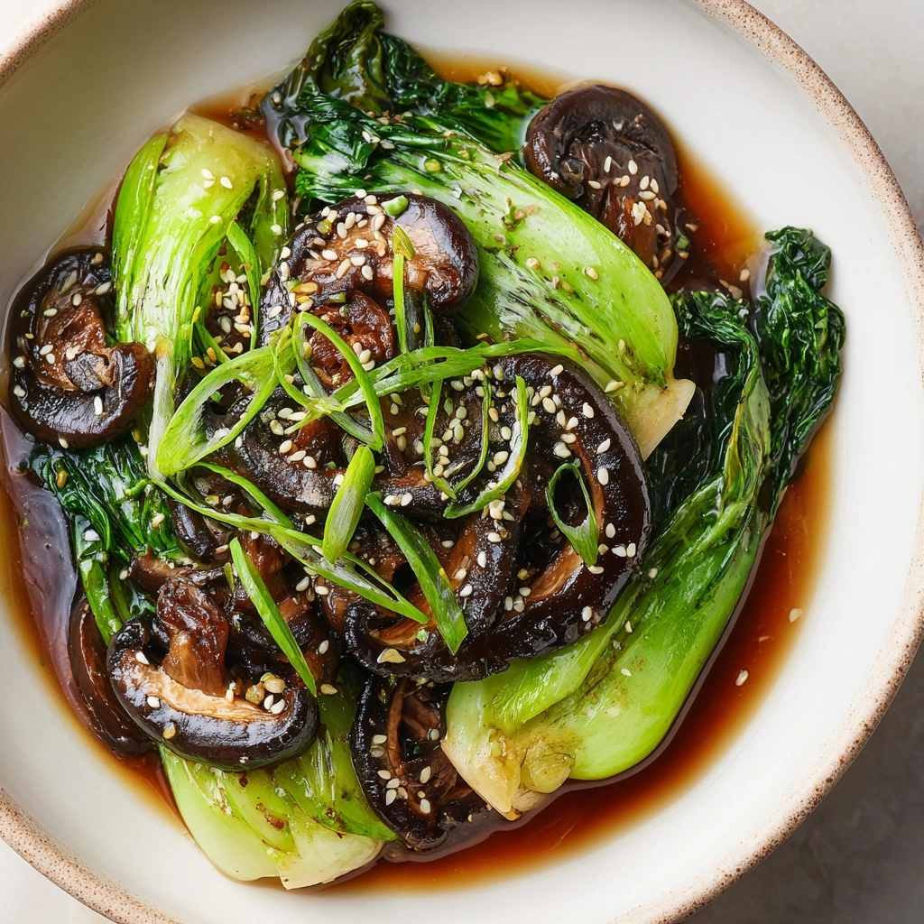 Bok Choy and Mushroom Stir Fry Recipe - Recipe Image
