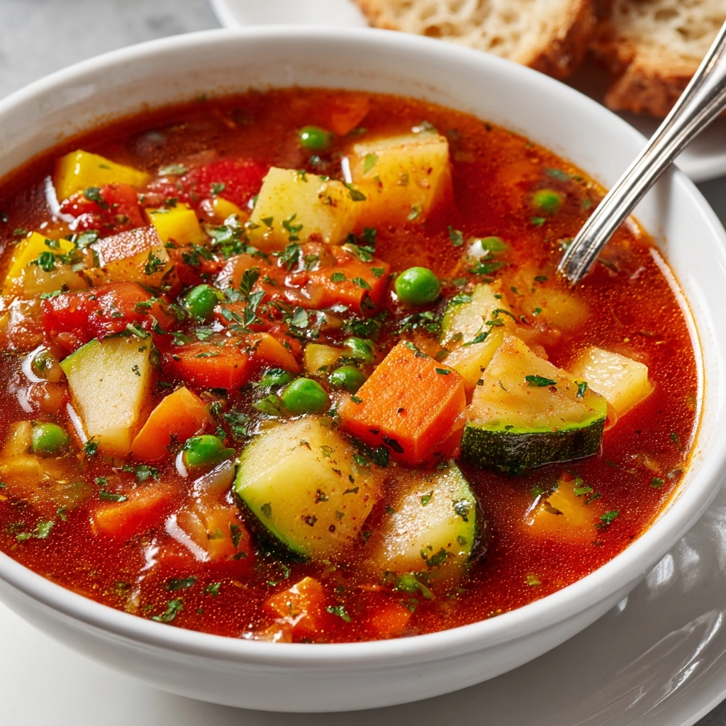 Easy Vegetable Soup Recipe for a Healthy Meal Recipe - Recipe Image