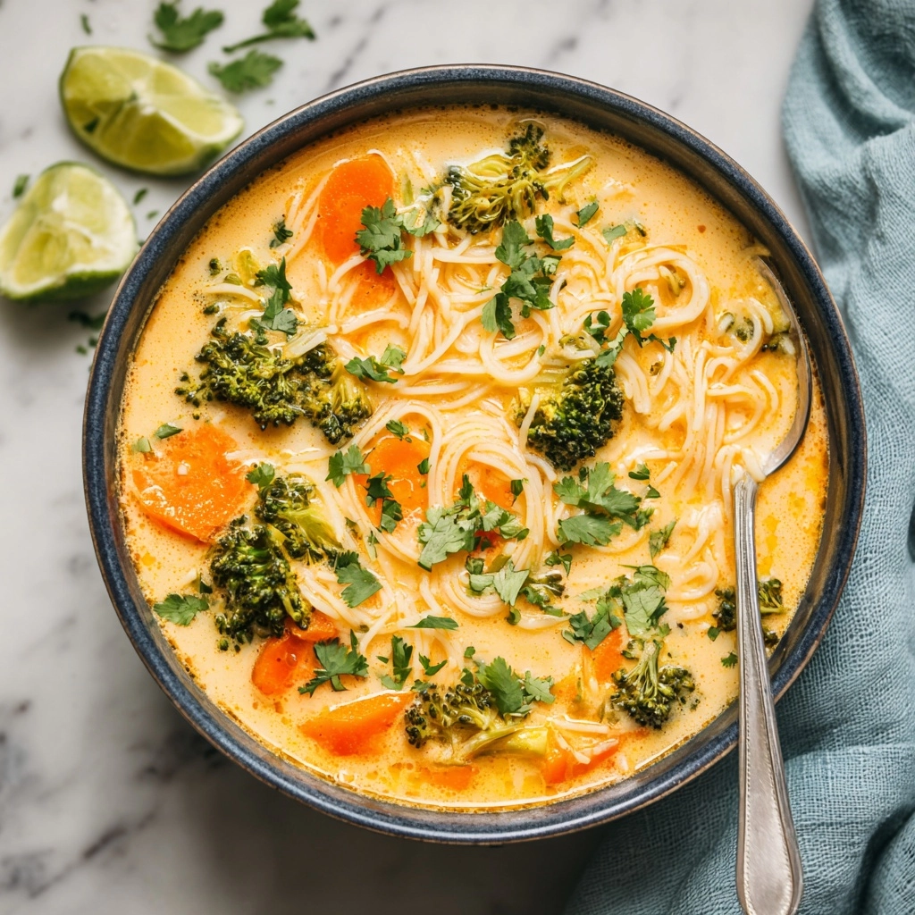 Thai Coconut Curry Soup Recipe - Recipe Image