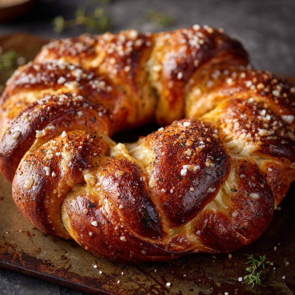Cheese-Stuffed Pretzels Recipe - Recipe Image