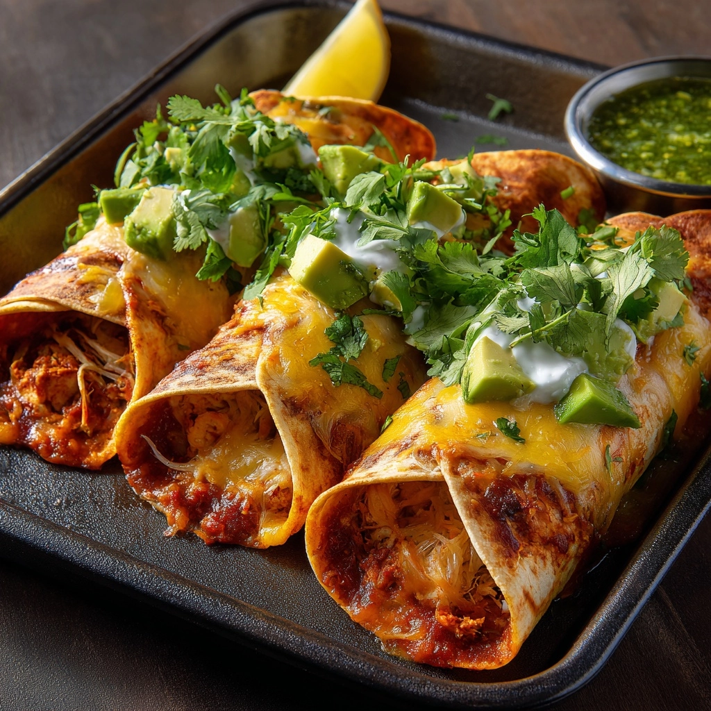 Crispy Rolled Chipotle Beef Tacos Recipe - Recipe Image