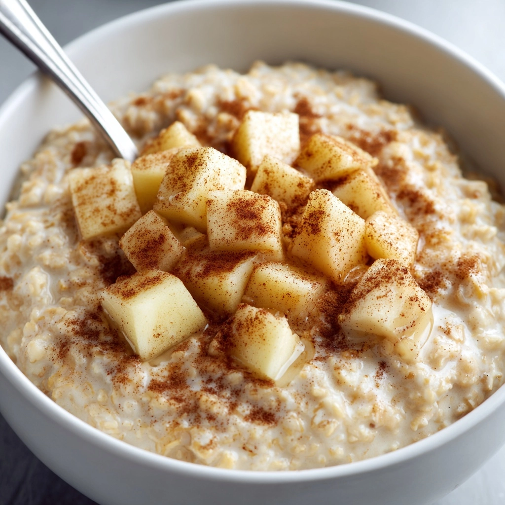 Apple Cinnamon Oatmeal on the Stove Recipe