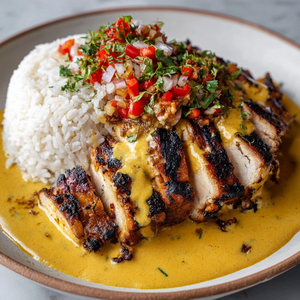 Creamy Peri-Peri Chicken with Rice Recipe - Recipe Image