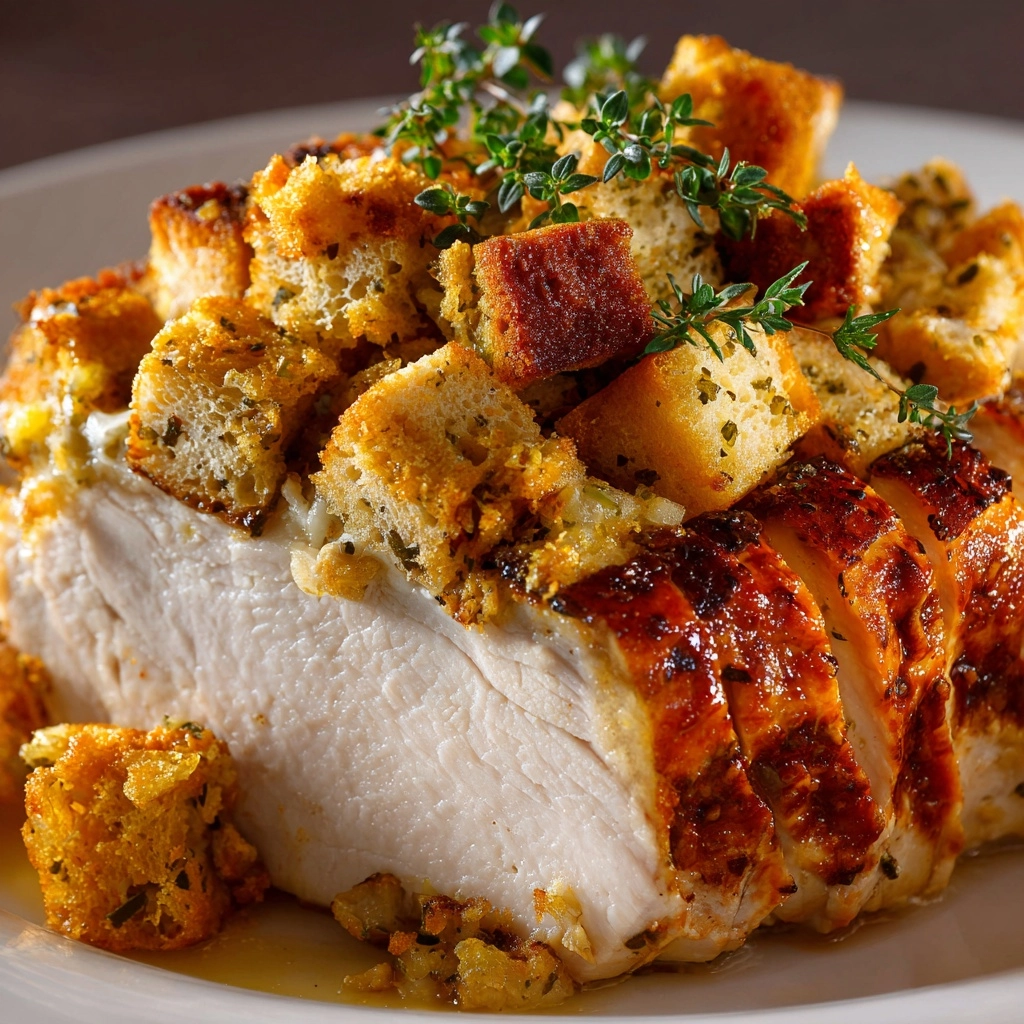 Slow Cooker Chicken with Stuffing Recipe - Recipe Image