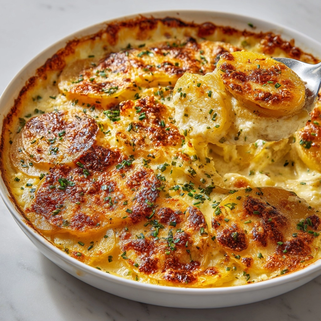 Cheesy Scalloped Potatoes Recipe - Recipe Image