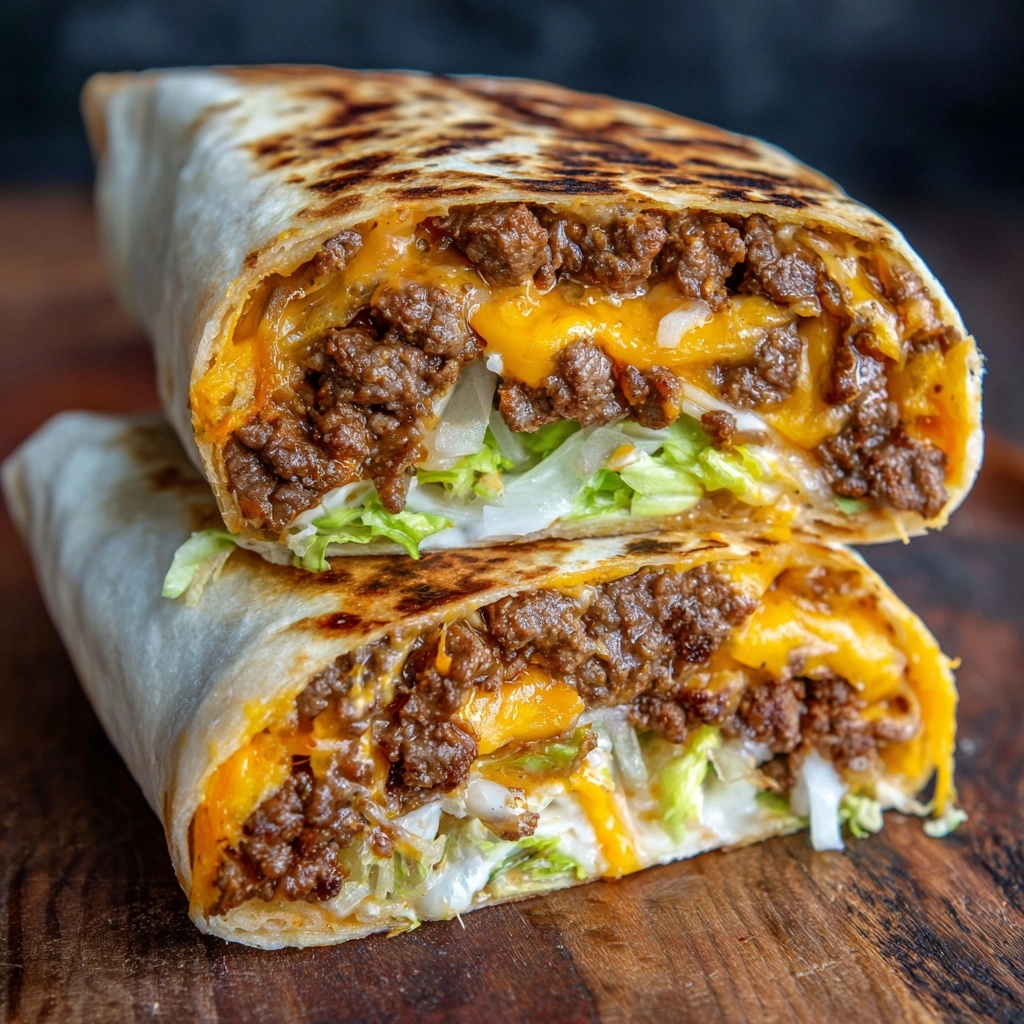 Big Mac Wraps Recipe - Recipe Image