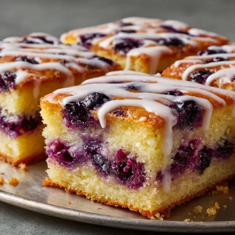 Wild Blueberry Coffee Cake Danishes Recipe