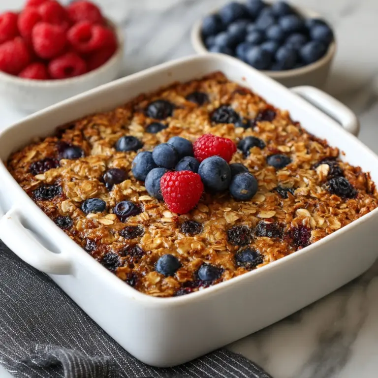 Baked Oatmeal Recipe
