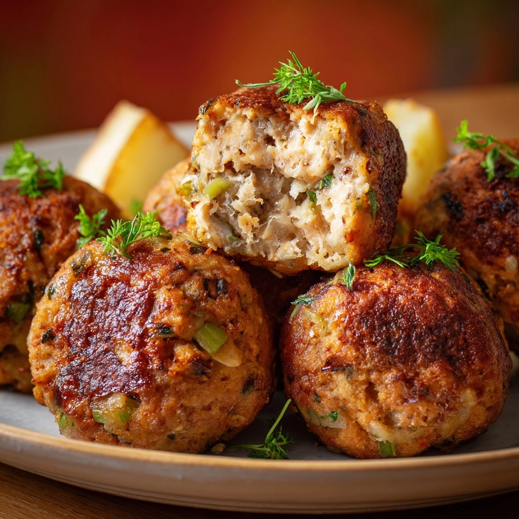 Turkey Stuffing Balls Recipe