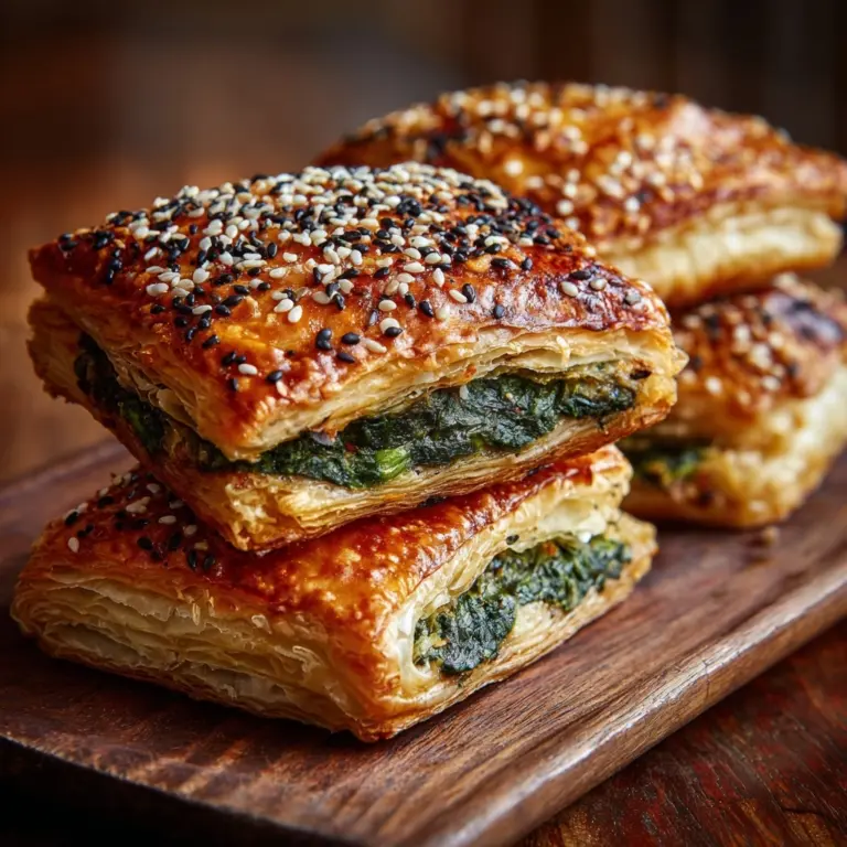 Addictive Spinach Stuffed Pastry Recipe