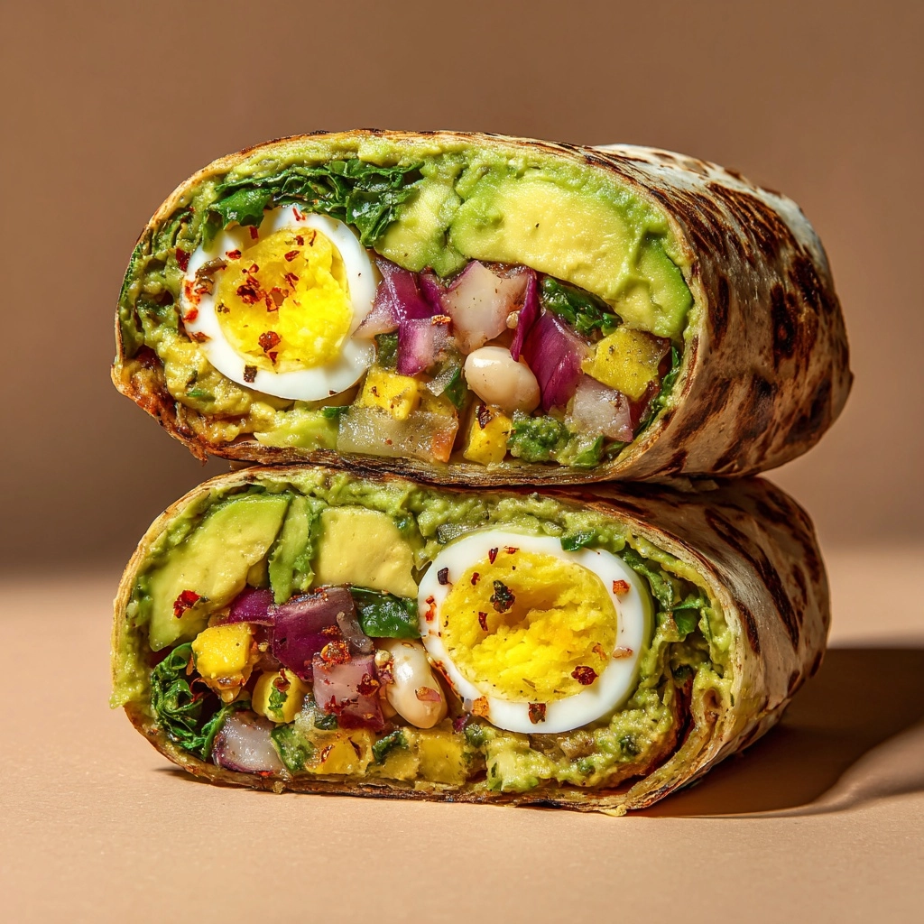 Avocado Egg Salad Roll-Ups Recipe - Recipe Image
