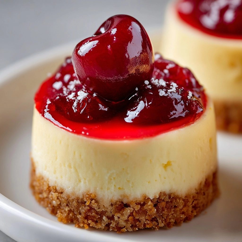 Mini Cheesecakes with Vanilla Wafer Crust Recipe - Recipe Image