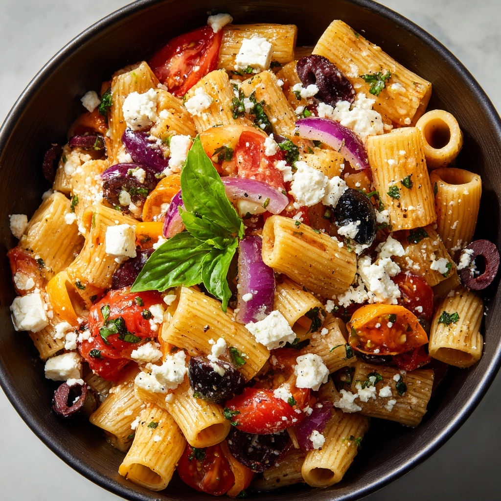 Greek Pasta Salad Recipe