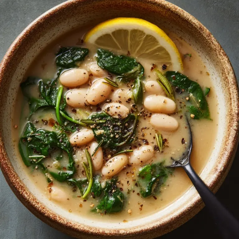 Creamy Lemon Garlic Butter Beans Recipe