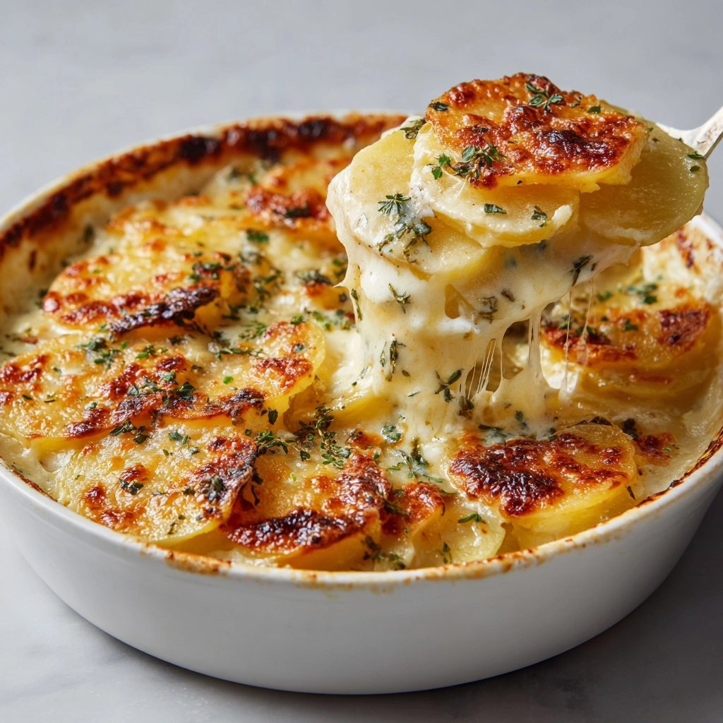 Cheesy Scalloped Potatoes Recipe - Recipe Image