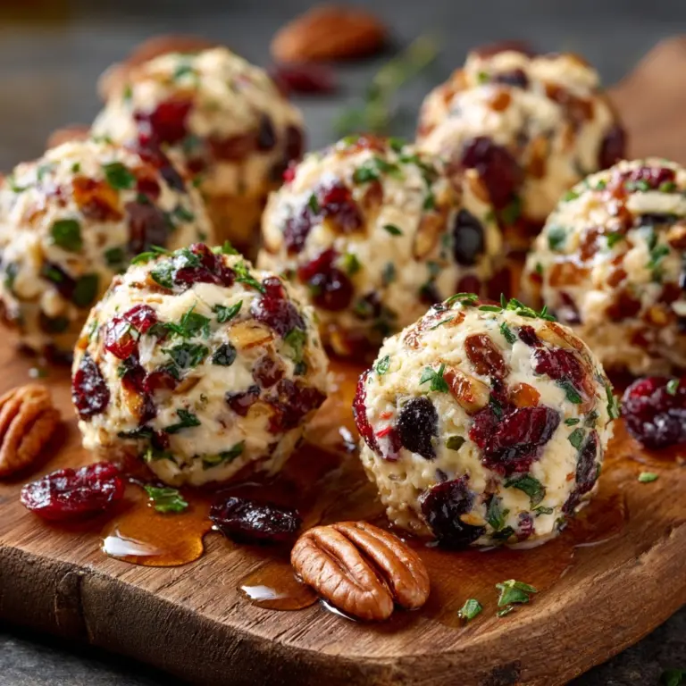 Cranberry Pecan Goat Cheese Balls Recipe