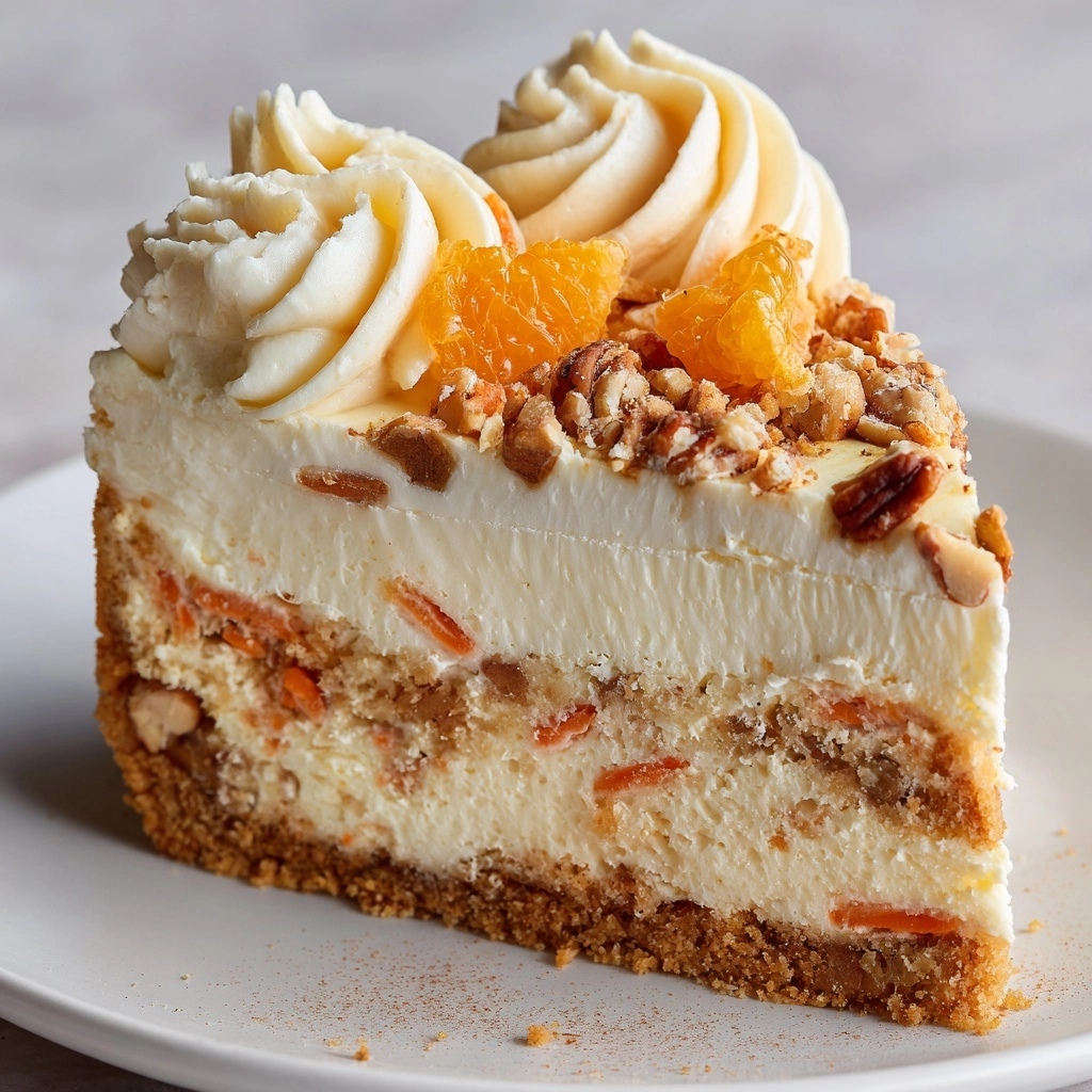 Carrot Cake Cheesecake Recipe - Recipe Image