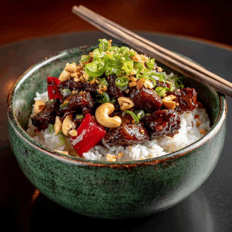 20 Minute Korean Gochujang Beef Bowls Recipe