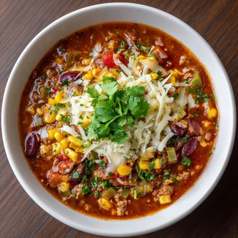 Hearty Taco Soup: A Comforting Meal for All Occasions Recipe