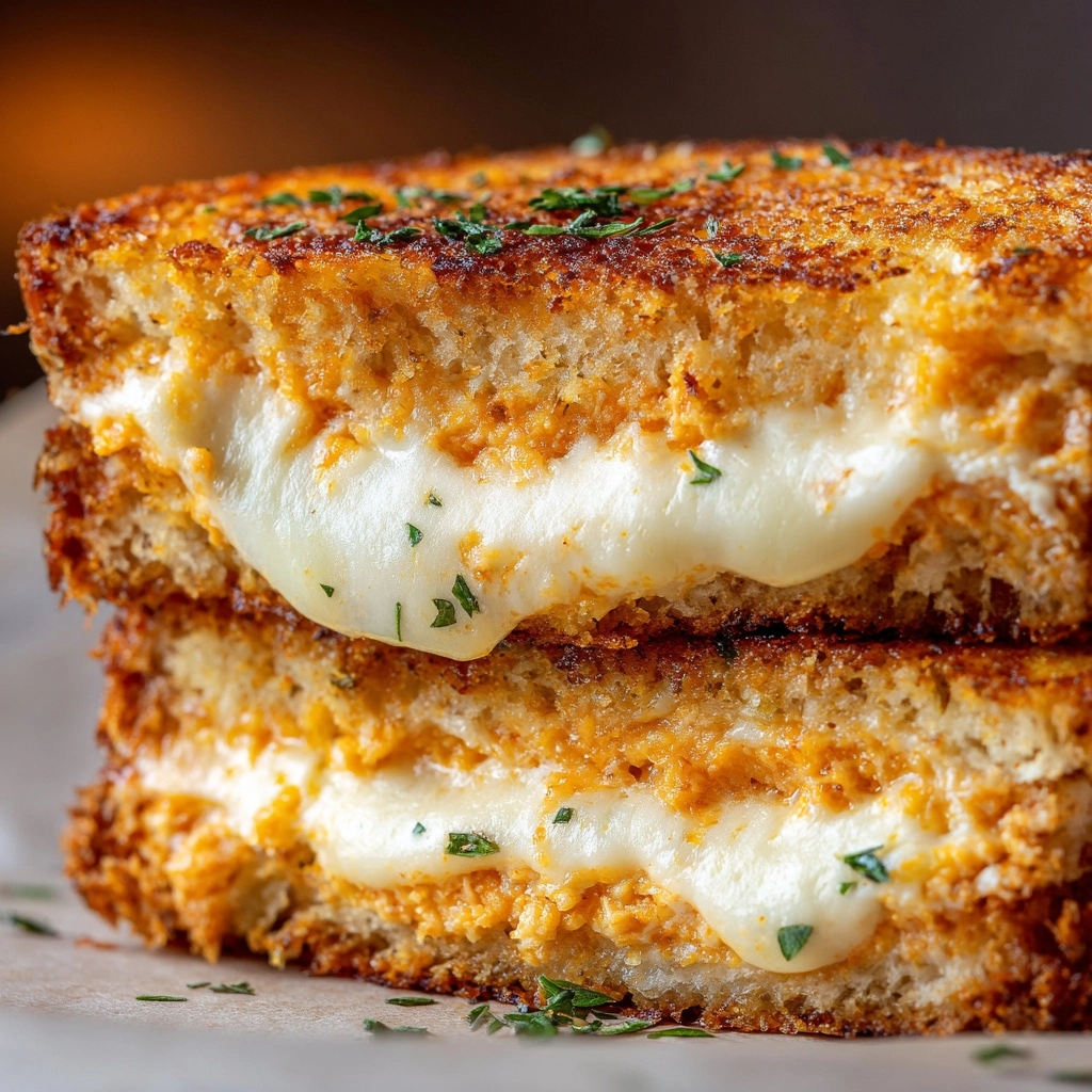 Chicken Parmesan Grilled Cheese Sandwich Recipe - Recipe Image