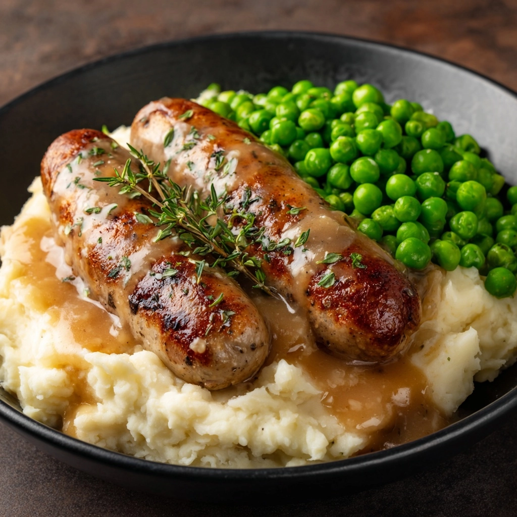 Bangers and Mash Recipe - Recipe Image