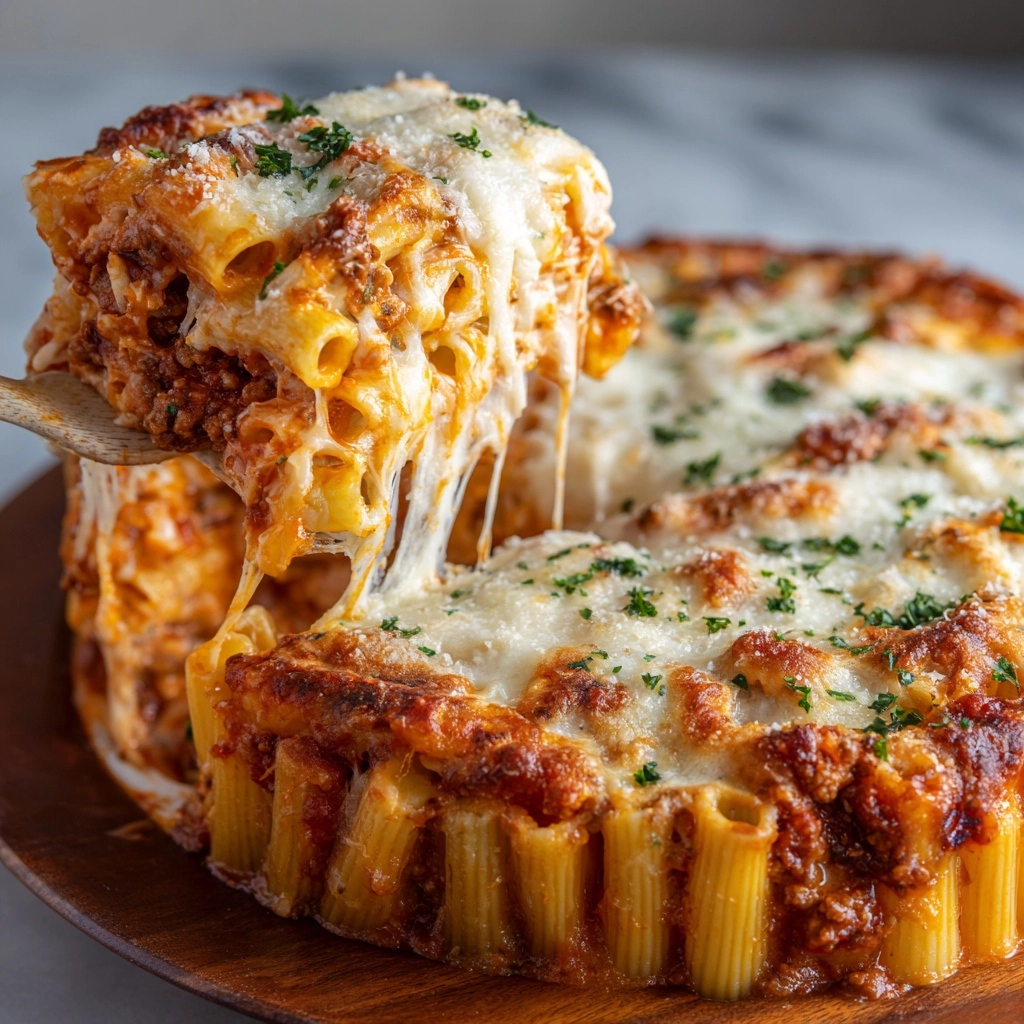 Pasta Pie Recipe - Recipe Image