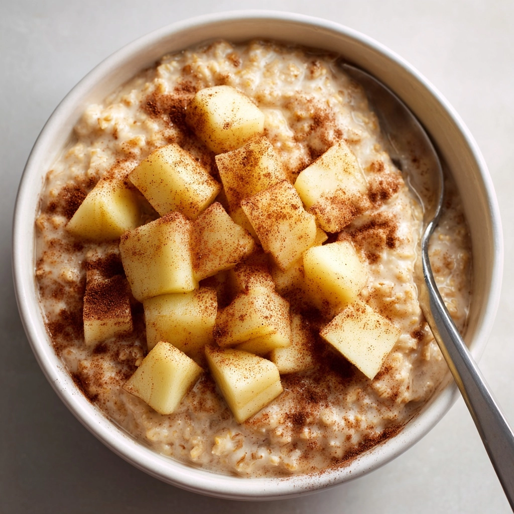Apple Cinnamon Oatmeal on the Stove Recipe - Recipe Image
