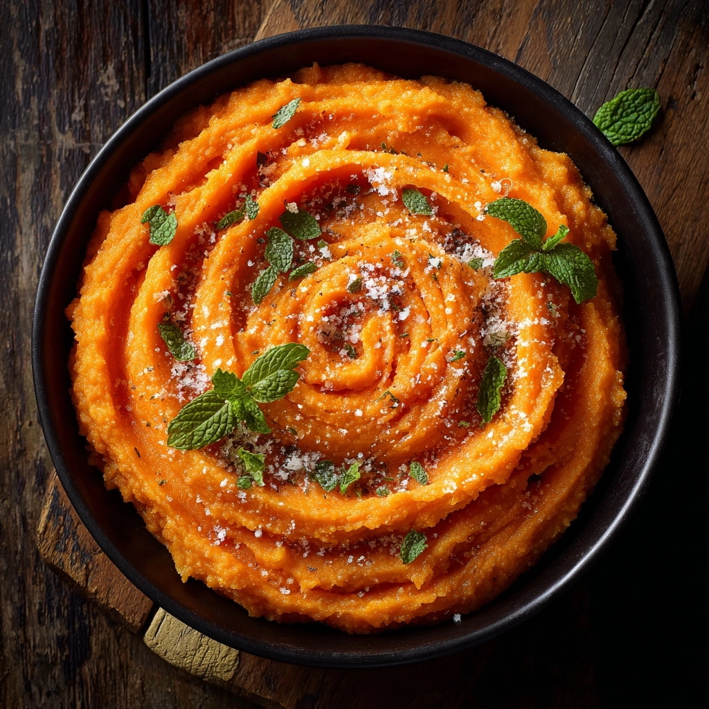 Creamy Maple Mashed Sweet Potatoes: A Soul-Warming Side Dish Recipe - Recipe Image