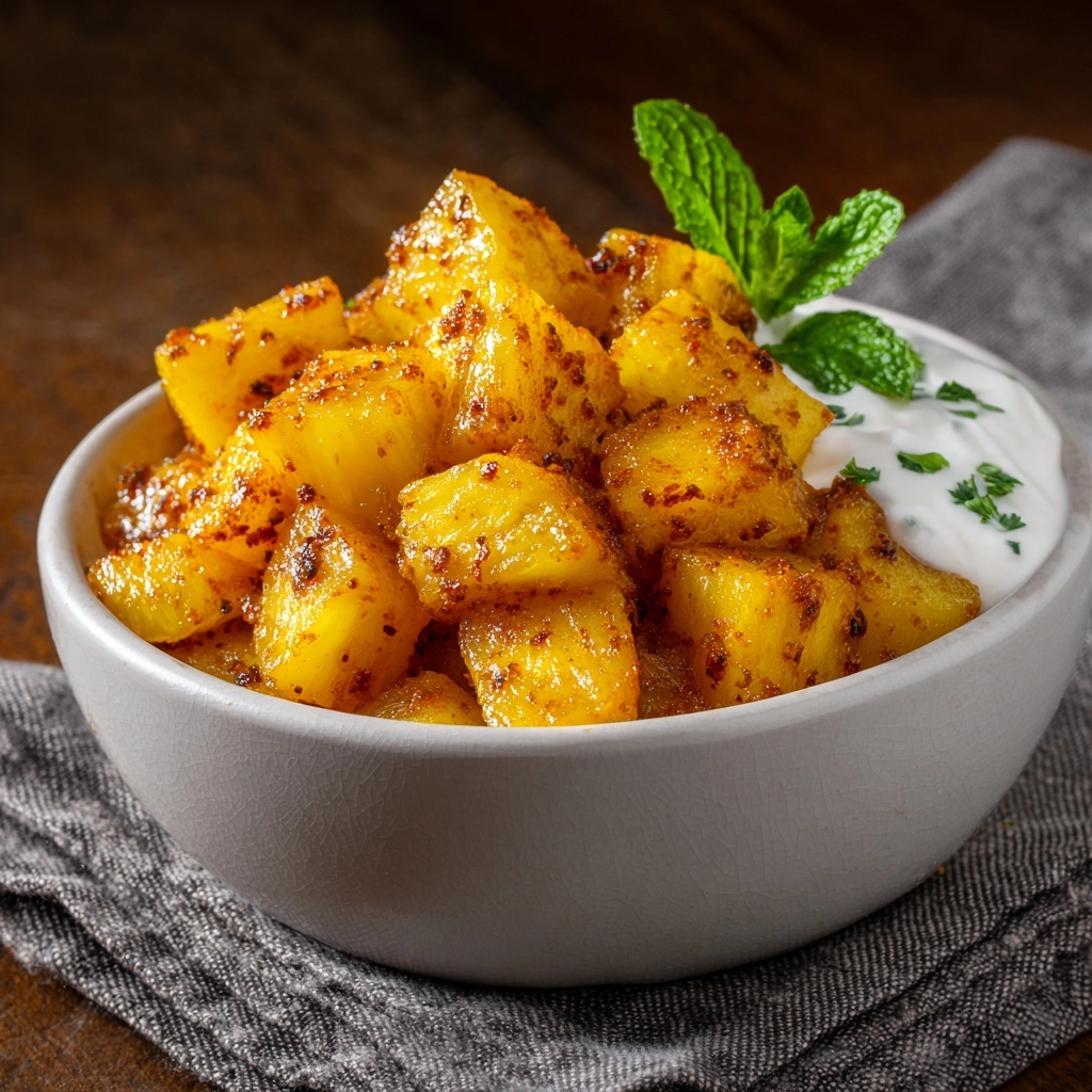 Cinnamon Fried Pineapple Recipe - Recipe Image