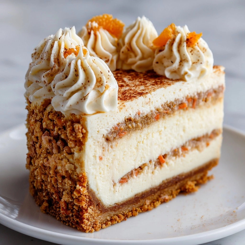 Carrot Cake Cheesecake Recipe - Recipe Image