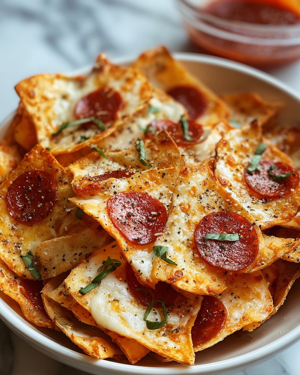 Two-Ingredient Pizza Chips Recipe - Recipe Image