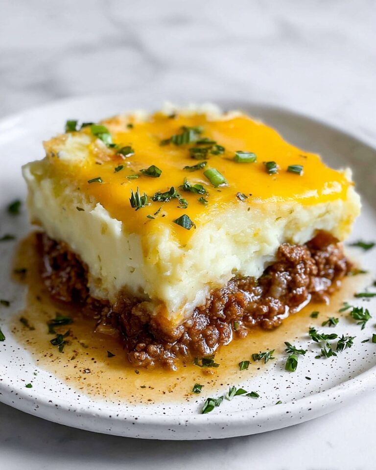 Meatloaf with Mashed Potatoes and Cheese Recipe