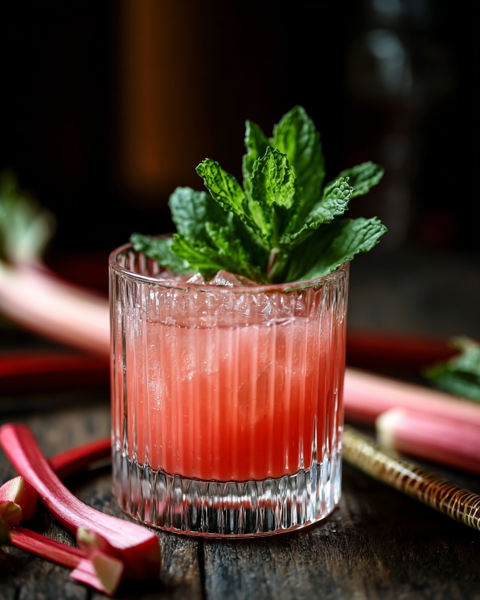Rhubarb Liqueur Recipe - Recipe Image